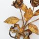 Set of 2 Original 1950's Italian gilt Toleware coat hangers