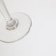Lot of 4 chiselled crystal champagne flutes
