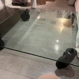GAE AULENTI GLASS COFFEE TABLE - FONTANA ARTE