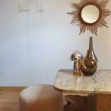 Vintage travertine coffee table