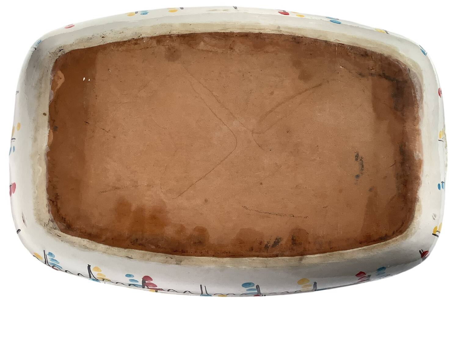 Large vintage ceramic dish