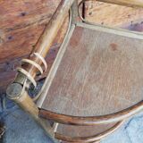 Vintage rattan shelf