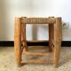 Tabouret bois et corde