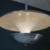Bauhaus chandelier with indirect light, 1930s