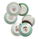 Flat earthenware plates