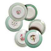 Flat earthenware plates