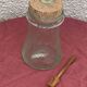 Olive or pickle jar in Biot bubble glass, hand-blown