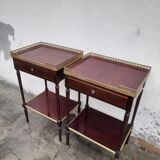 Pair of bedside Louis XVI style