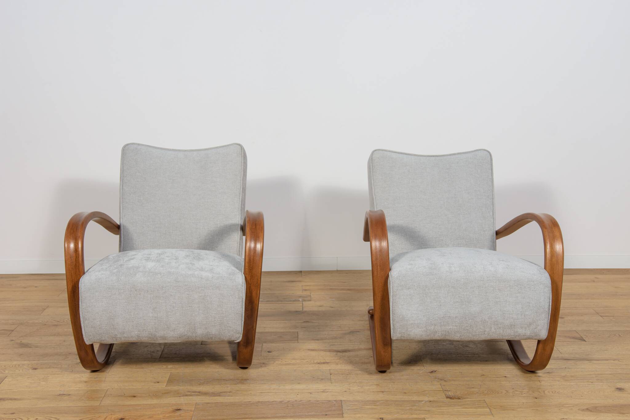 Model H-269 Lounge Chairs by Jindřich Halabala for UP Závody, 1950s, Czecho