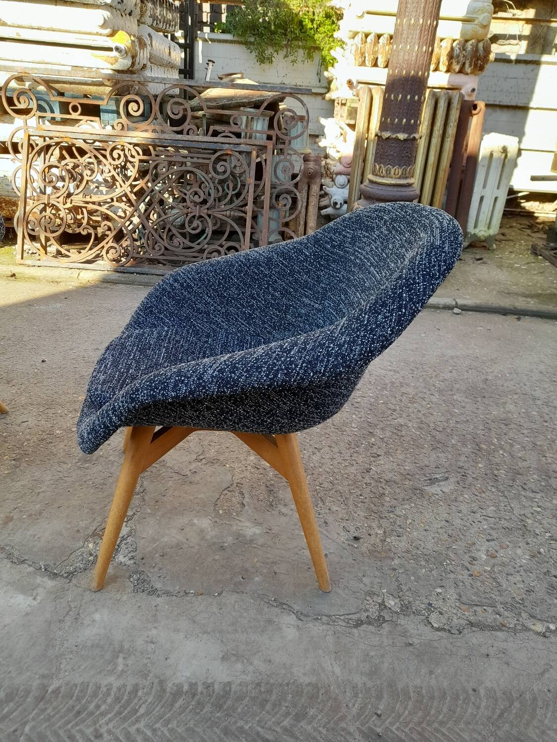 Paire fauteuils tchèques, 1960