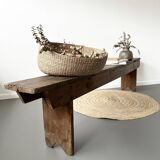 Wooden bench