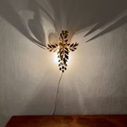 Hollywood Regency Gilded Wall Lamp by Hans Kögl