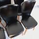 Set of 6 vintage Baumann Essor chairs in beech wood and skai