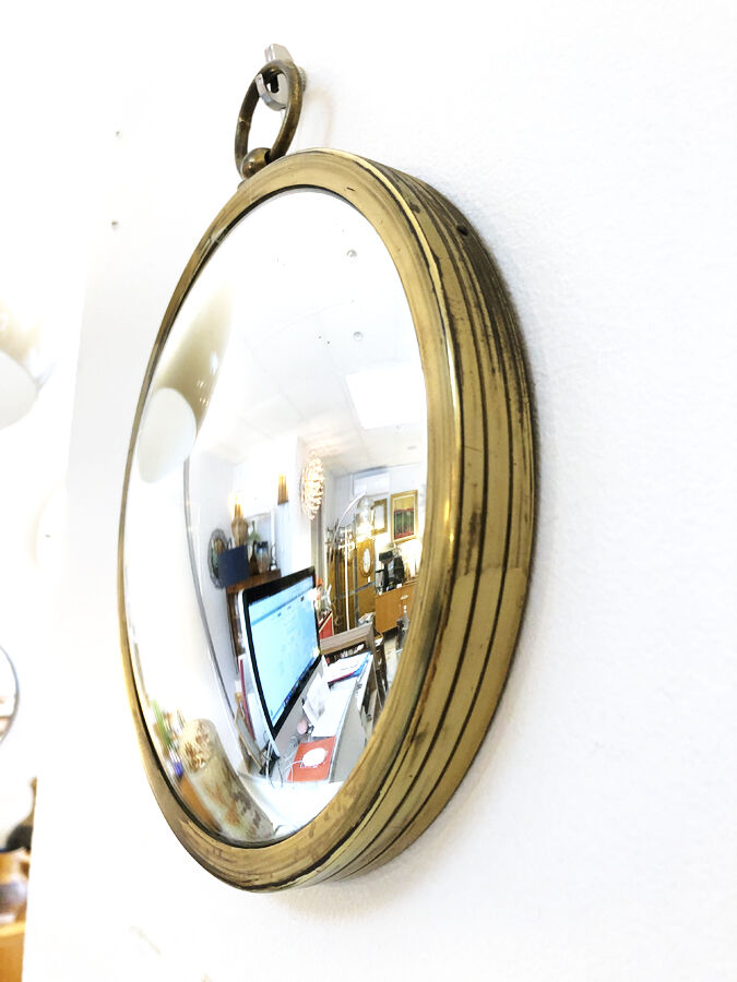 Brass witch mirror 1970 22cm