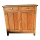 Vintage Parisian buffet in solid beech, hazelnut colour.