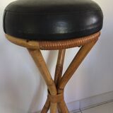 Rattan bar stool