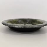 Decorative dish with a woman's face signed Le Tignard – Accolay, France 1970