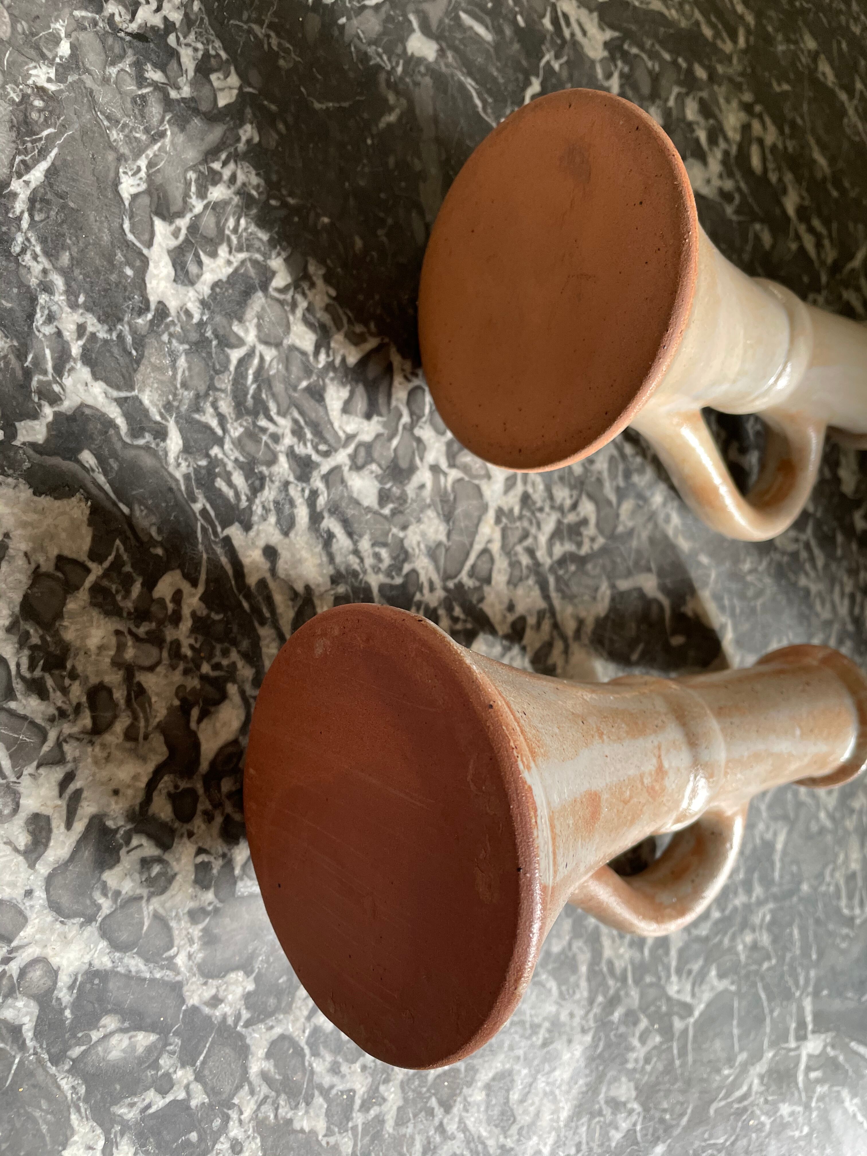Sandstone candlesticks