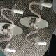 Paire d 'appliques en miroir biseauté