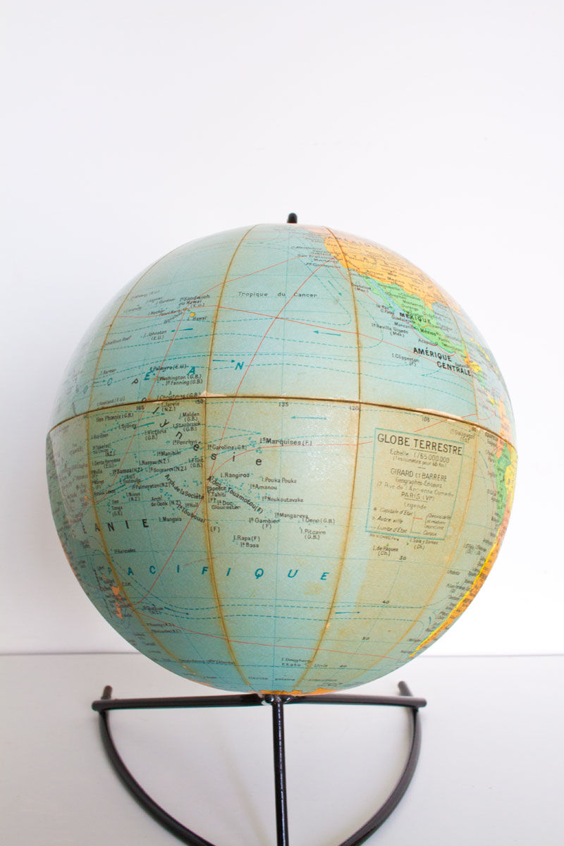 Globe Terrestrial Girard and Barrère