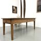 Table en noyer massif - Pieds Fuseaux