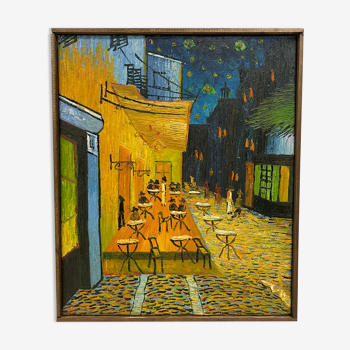 Reproduction painting van Gogh, Café terrace Arles