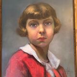 Painting, portrait of a young girl 1934