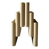 Off-white magazine rack by Giotto Stoppino for Kartell, Italy 1970s
