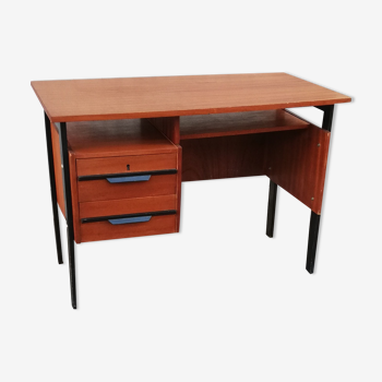 Vintage wood desk 2 drawers