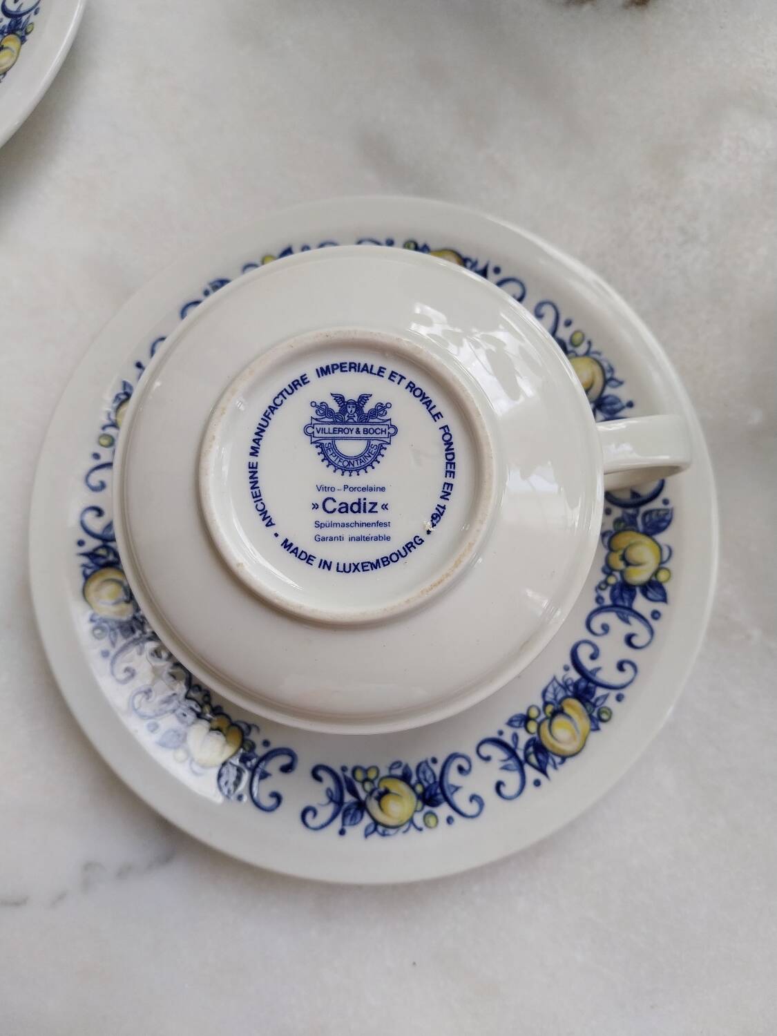 Paire de tasses Cadiz