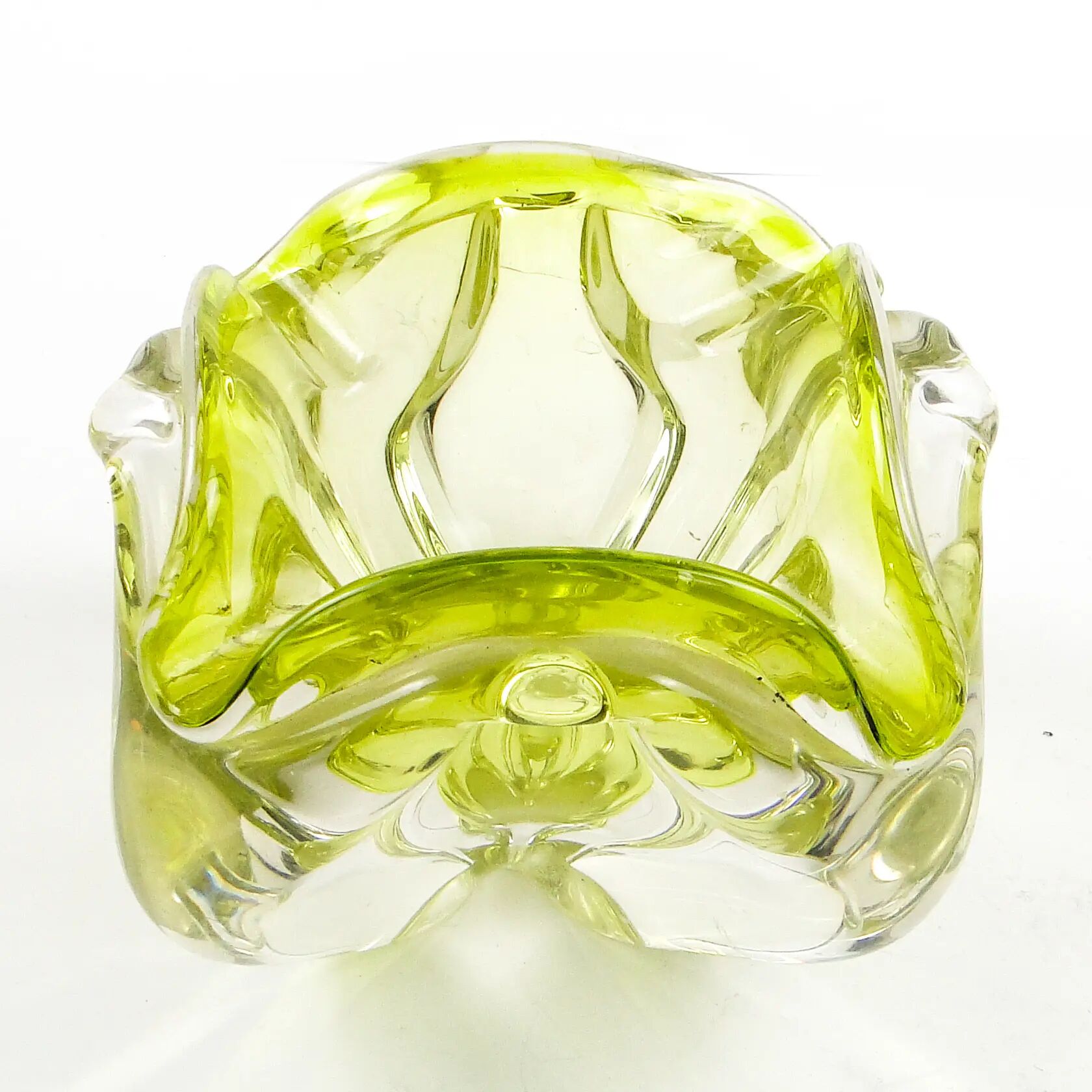 Mid-century modern organiser, glass, designed by J. Hospodka, Czechoslovakia, 1960s