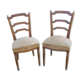 Pair of Napoleon III style chairs