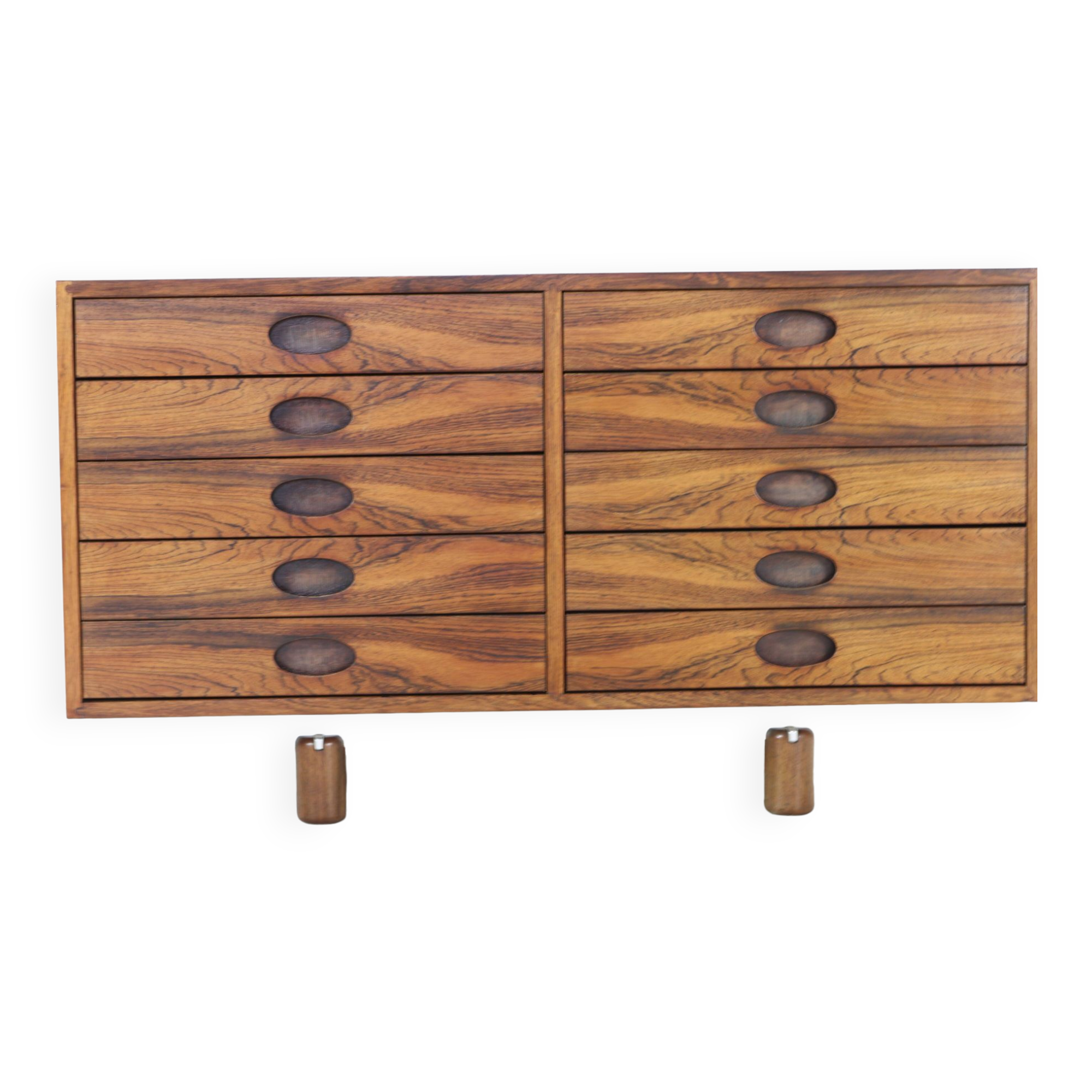 Beautiful italian design secretary desk by Frattini for Bernini