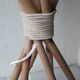 Lampadaire bambou et ficelle