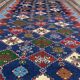 Original Shirvan Kazak Rug 310x210 cm Vintage, Blue, Red
