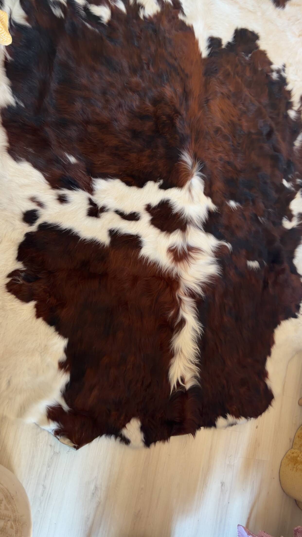 Tapis peu de vache naturel Ligne Roset