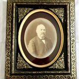 2 antique Napoleon 3 photo frames
