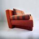 Chairperson / sofa / vintage orange sofa bed for 2 people