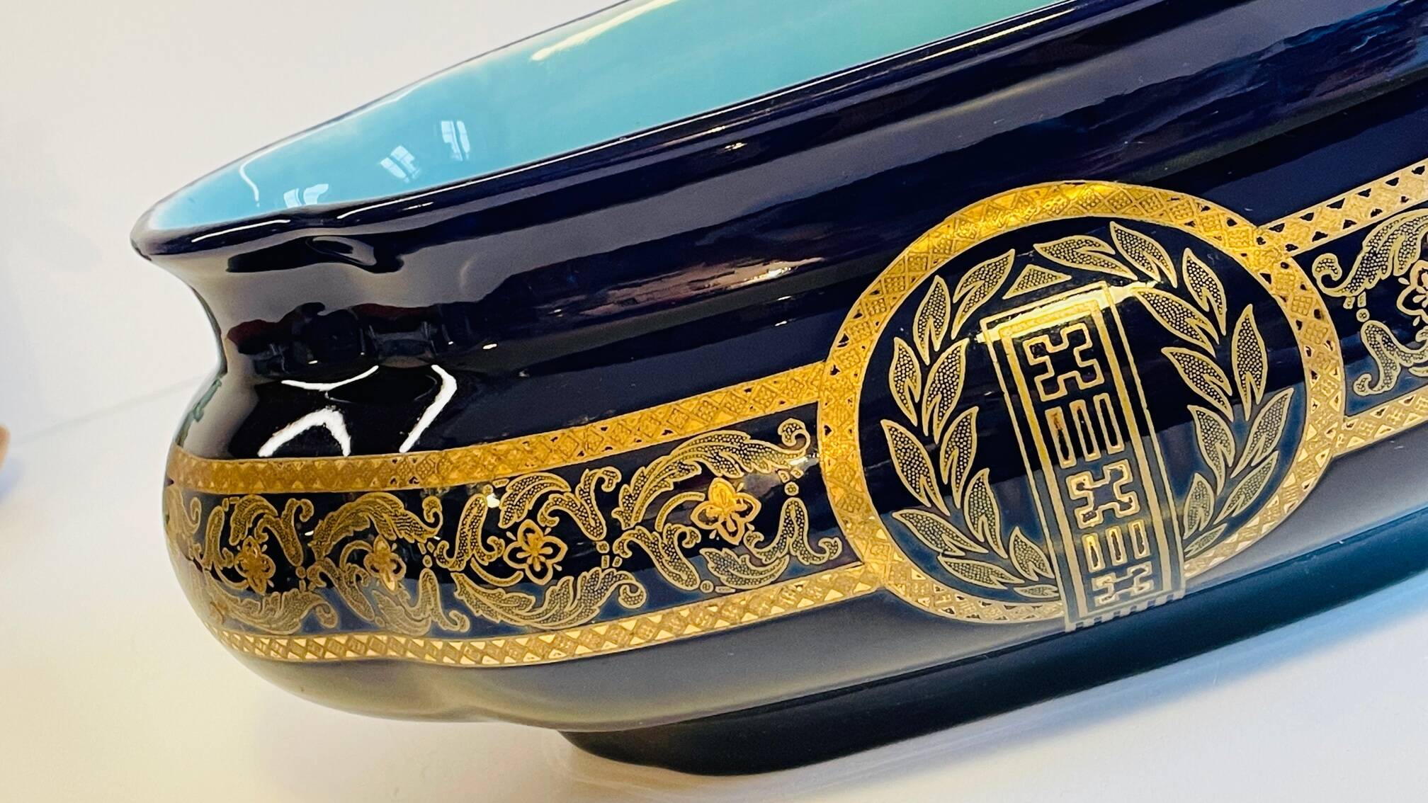 CACHE POT Ceramic SARREGUEMINES France