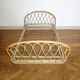 Bed basket rattan 60s