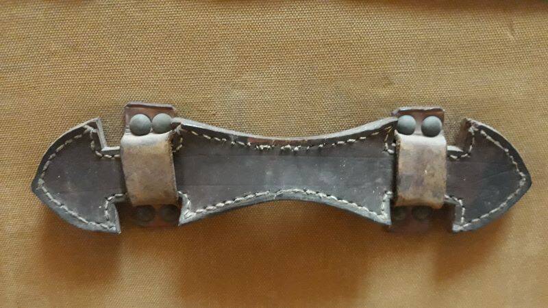 Antique curved transport trunk circa 1900 B.Vinay