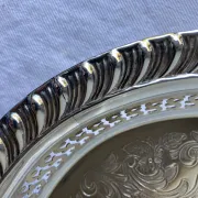 Silver-plated serving tray