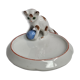 Empty bath pocket decorated kitten "Pfeffer Porzellan" 1930-40 years