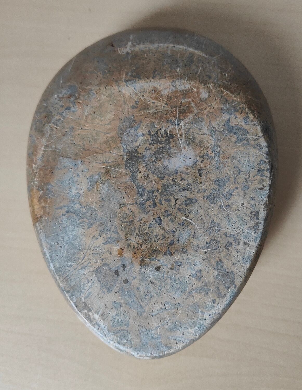 African stone face sculpture