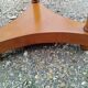 Guéridon, table d'appoint style Empire en bois et marbre