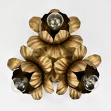 Plafonnier italien en tôle peinte, milieu du XXe siècle, années 1960