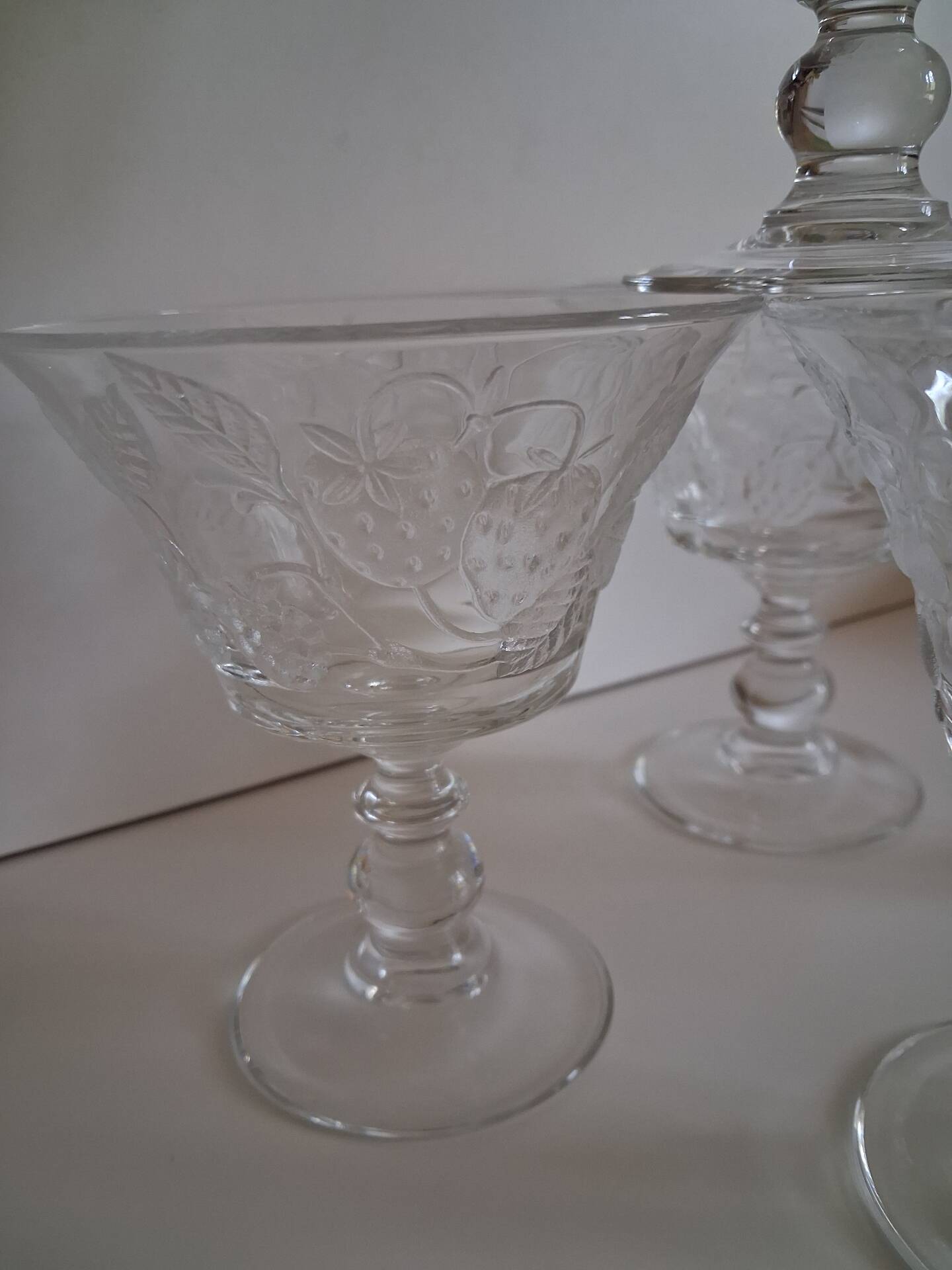 LOT de 6 coupes à glace collection "Délice" de Luminarc