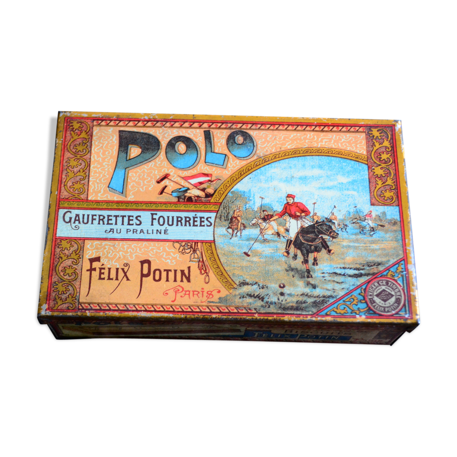 Old box Polo Felix Potin