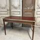 Louis XVI style flat desk in mahogany from around 1950.