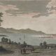 Tableau, gravure paysage à ANTIBES époque XIXe